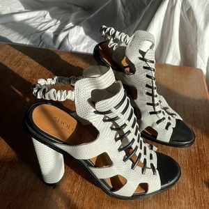 Shoe Cult by Nasty Gal high heels in snakeskin, size 8